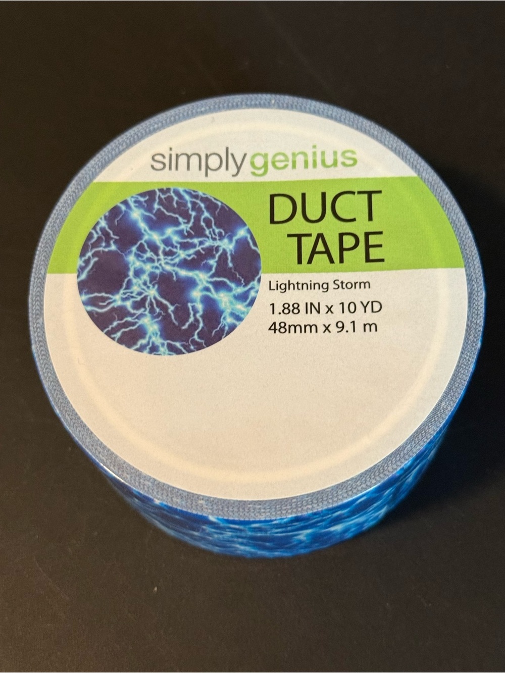 Simply Genius Duct Tape- Lightning Storm With Extras!
